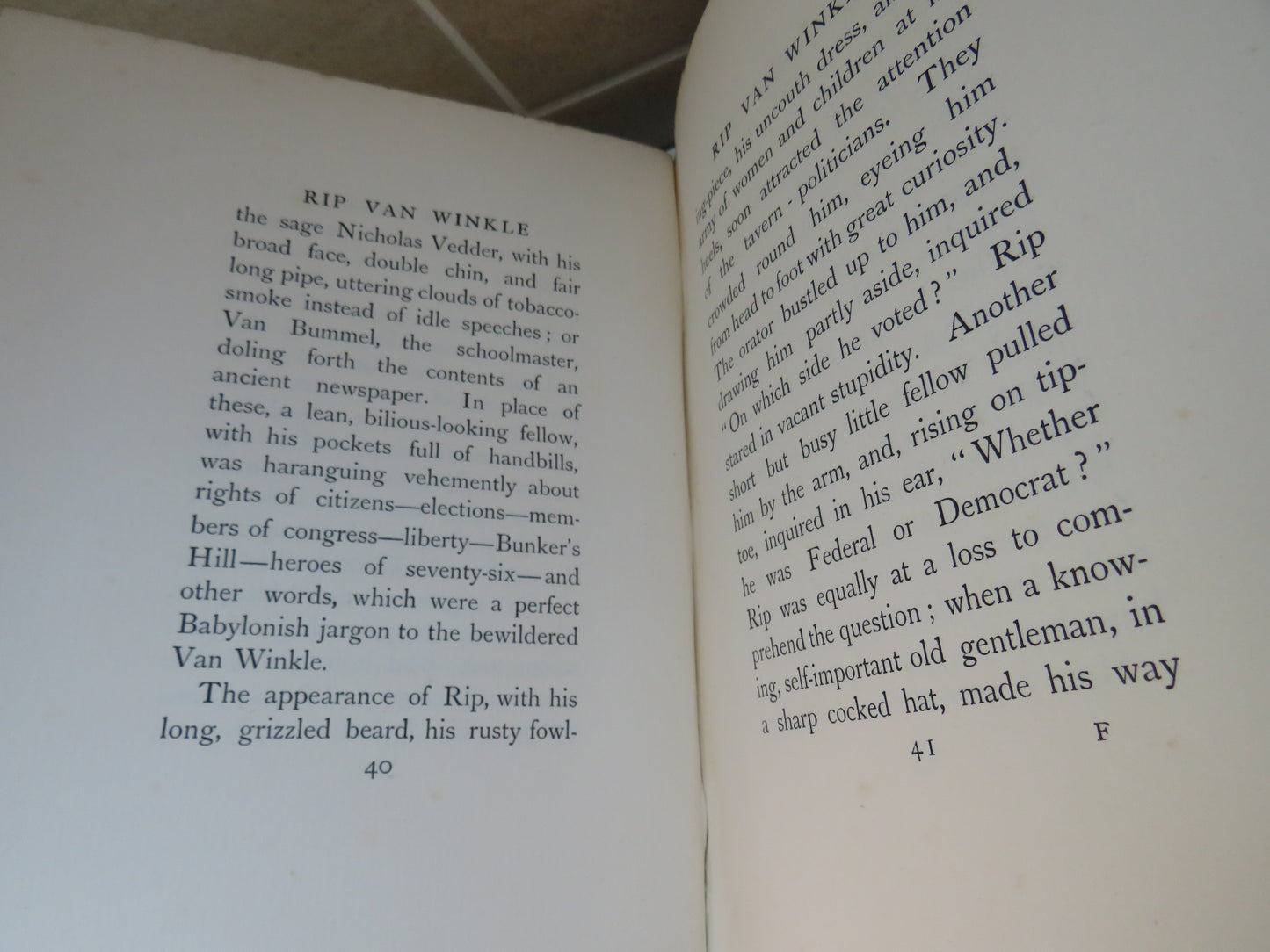 Rip Van Winkle By Washington Irving With Drawing By Arthur Rackham 1907
