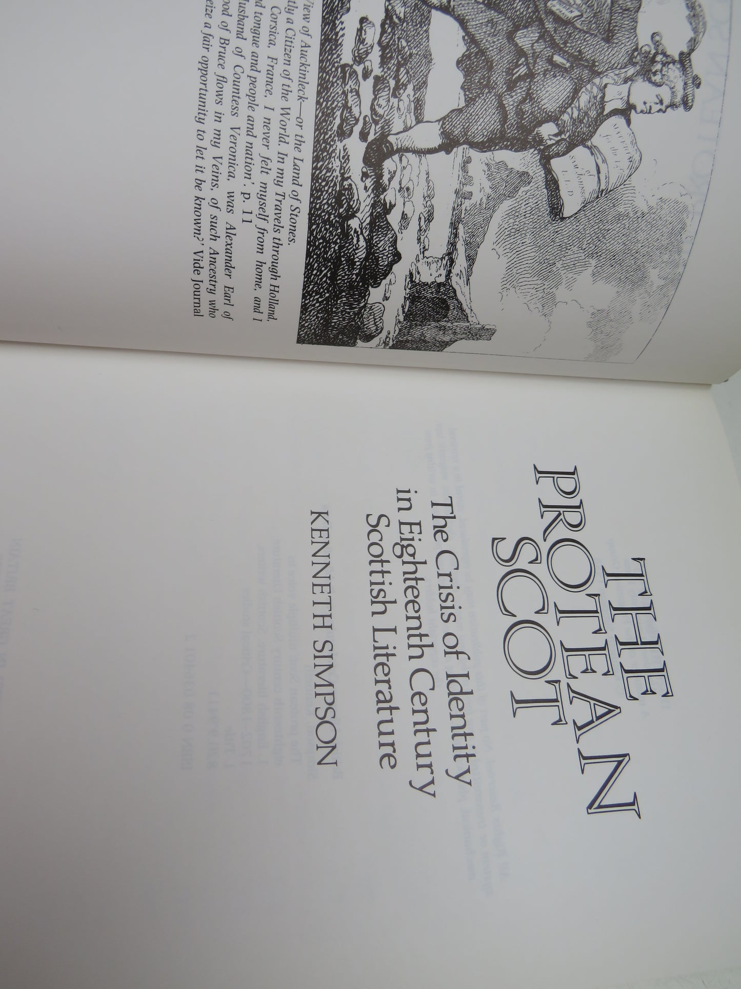 The Protean Scot The Crisis of Identify In Eighteenth Century Scottish Literature By Kenneth Simpson 1988