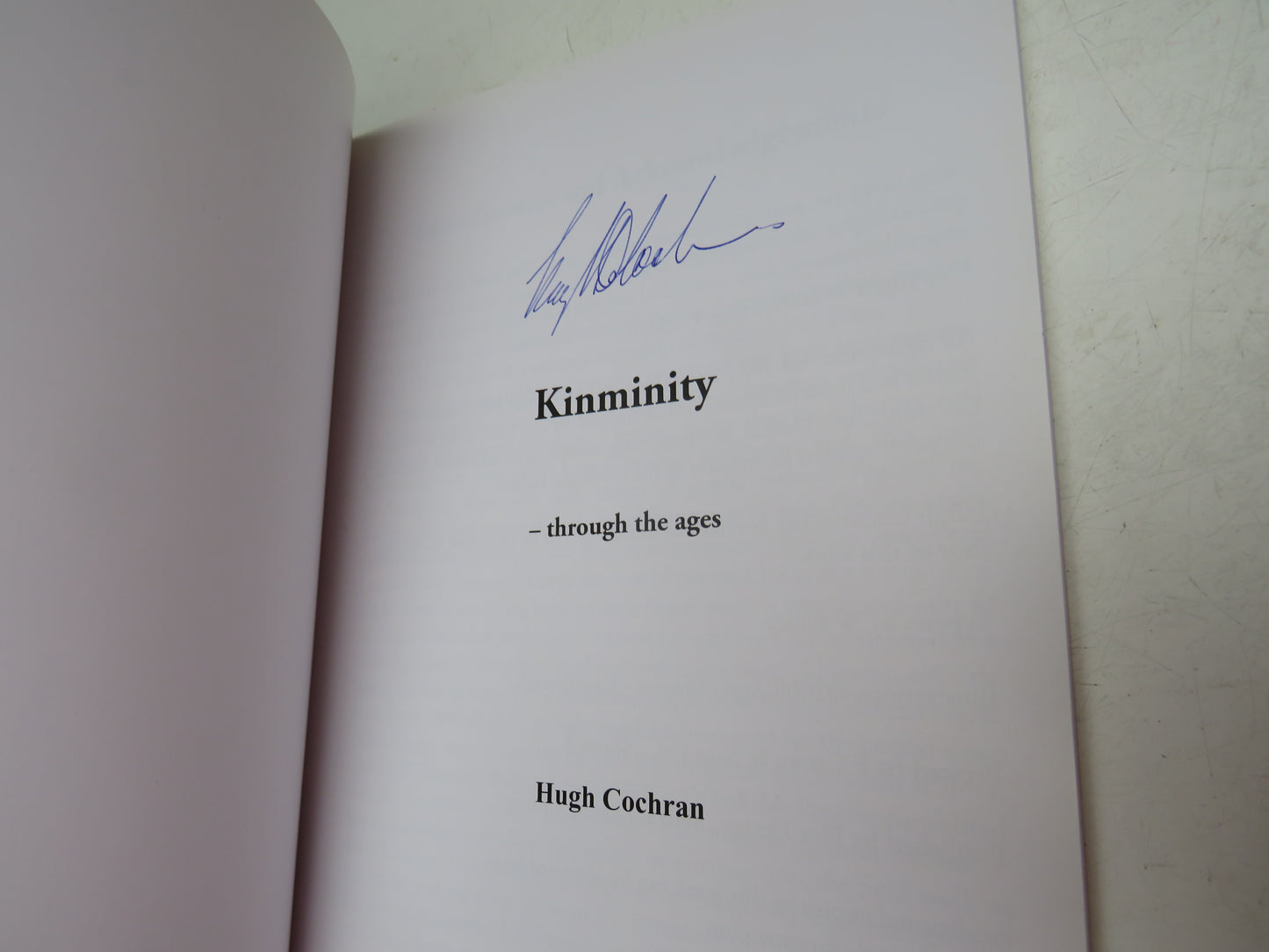 Kinminity Through The Ages By Hugh Cochran 2009 Author Signed