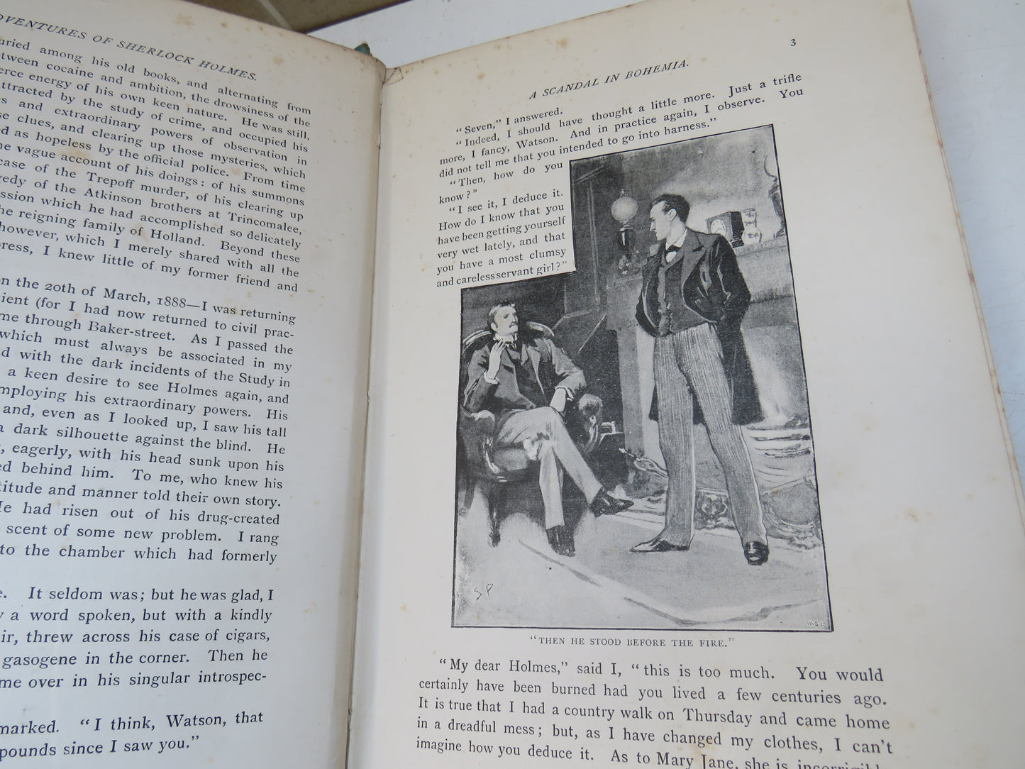 The Adventures of Sherlock Holmes By A. Conan Doyle 1892 1st Edition