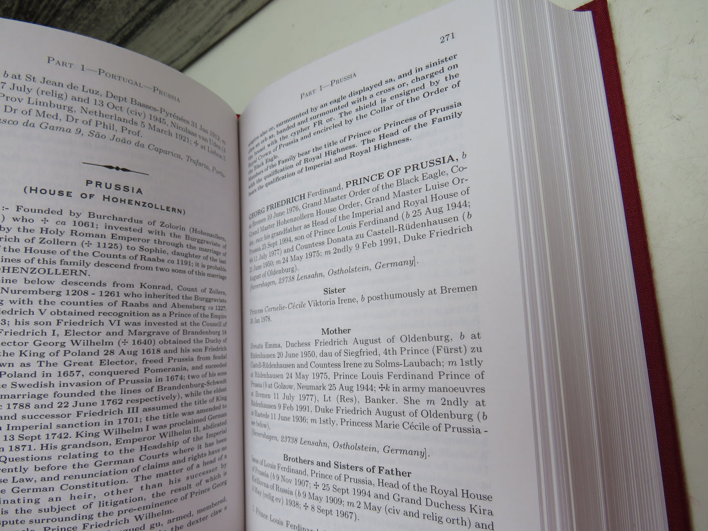 Almanach De Gotha Annual Genealogical Reference Volume I (parts I & II)