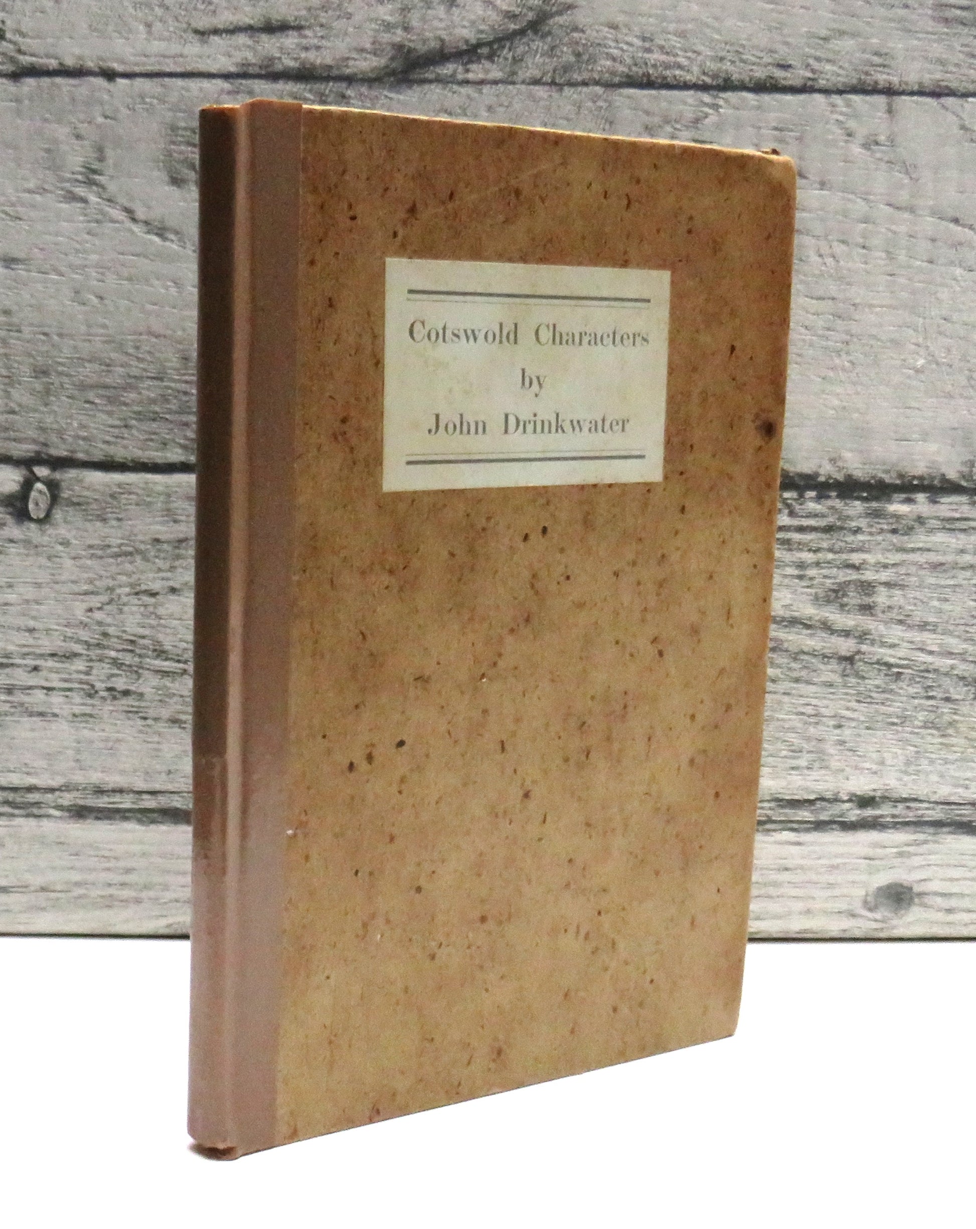 Cotswold Characters By John Drinkwater 1921 book front cover