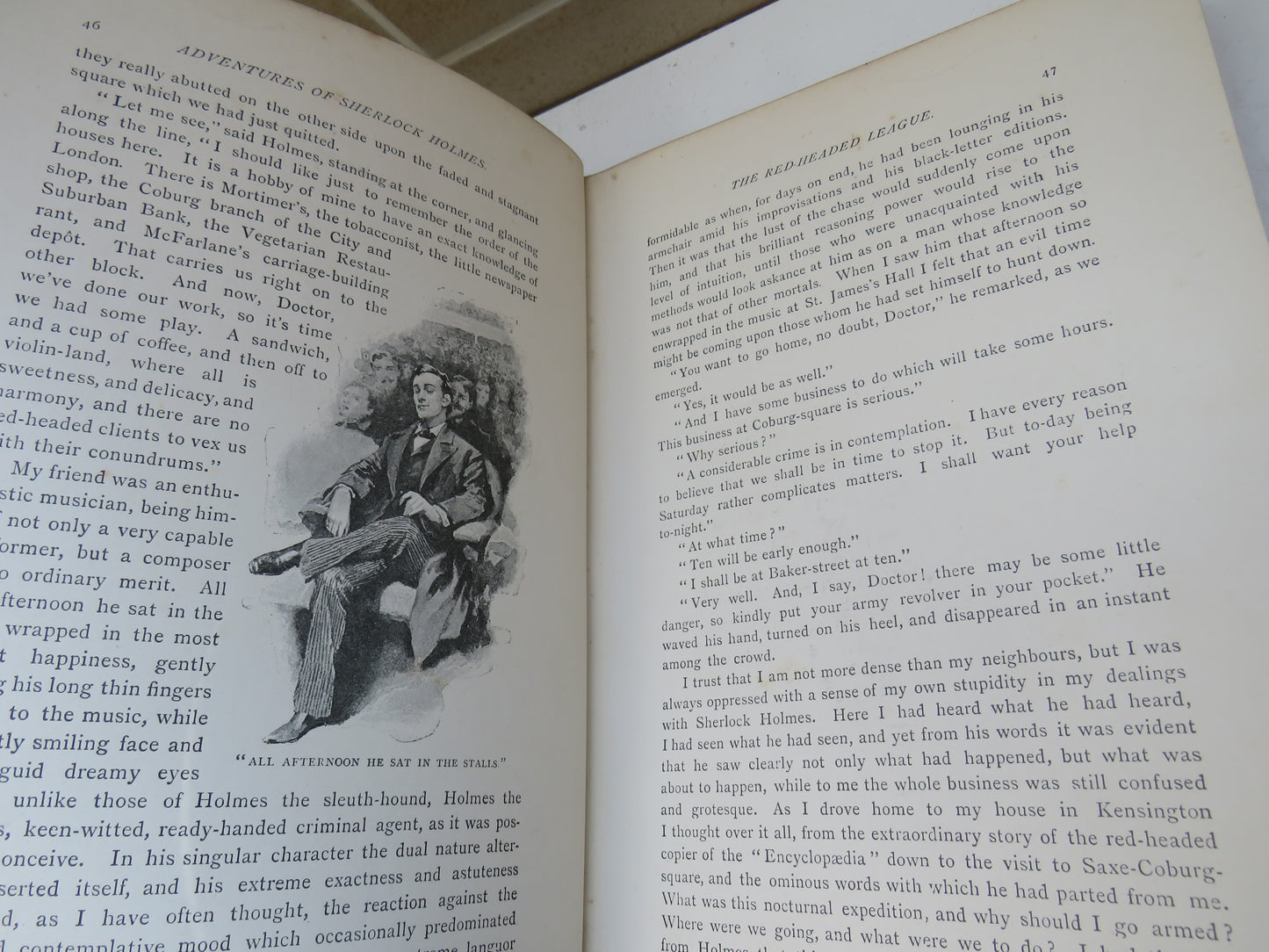 The Adventures of Sherlock Holmes By A. Conan Doyle 1892 1st Edition