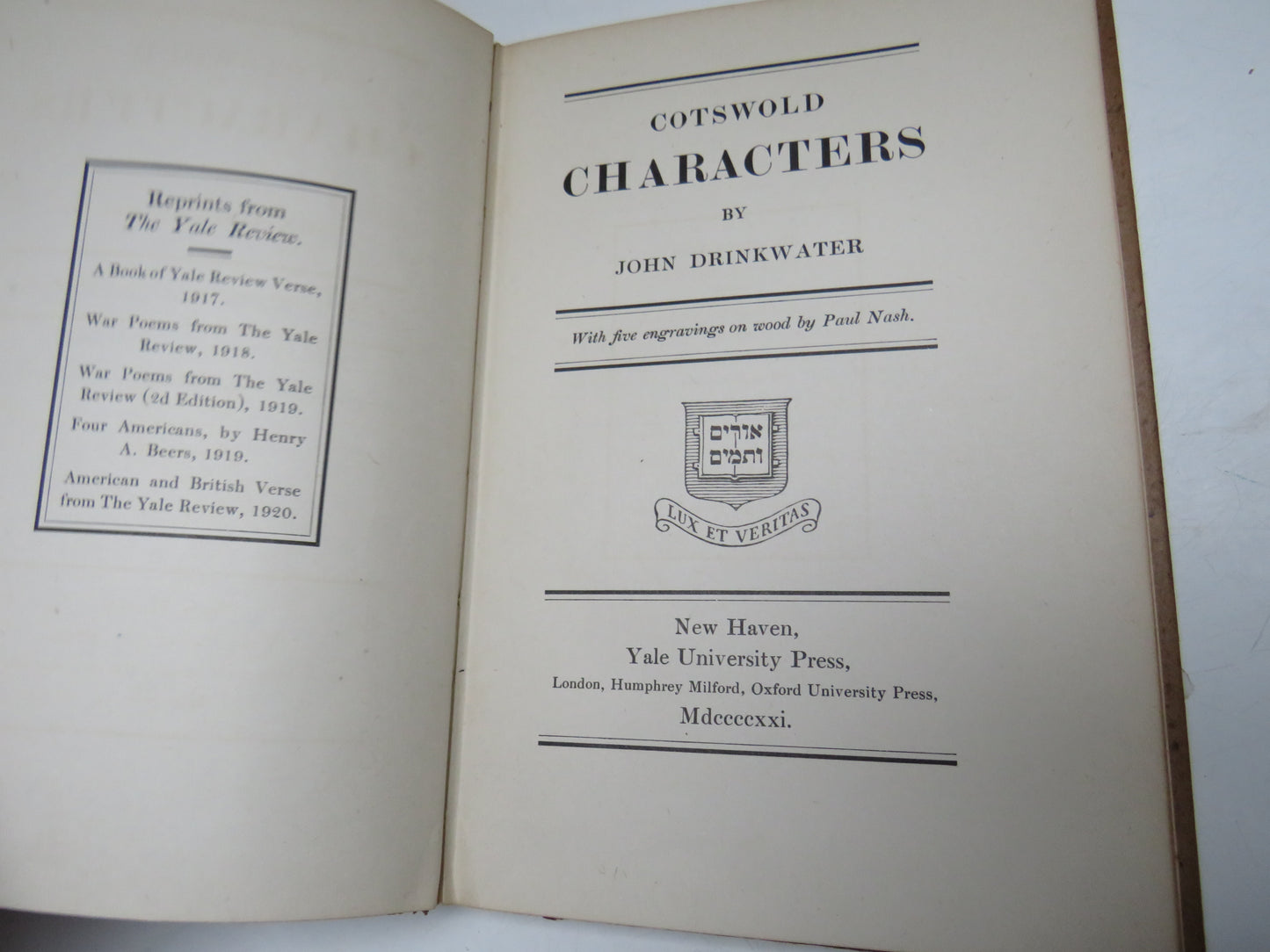 Cotswold Characters By John Drinkwater 1921 book image 3