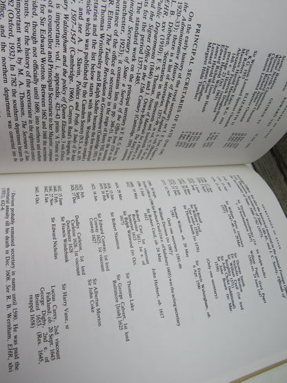 Handbook of British Chronology 1986