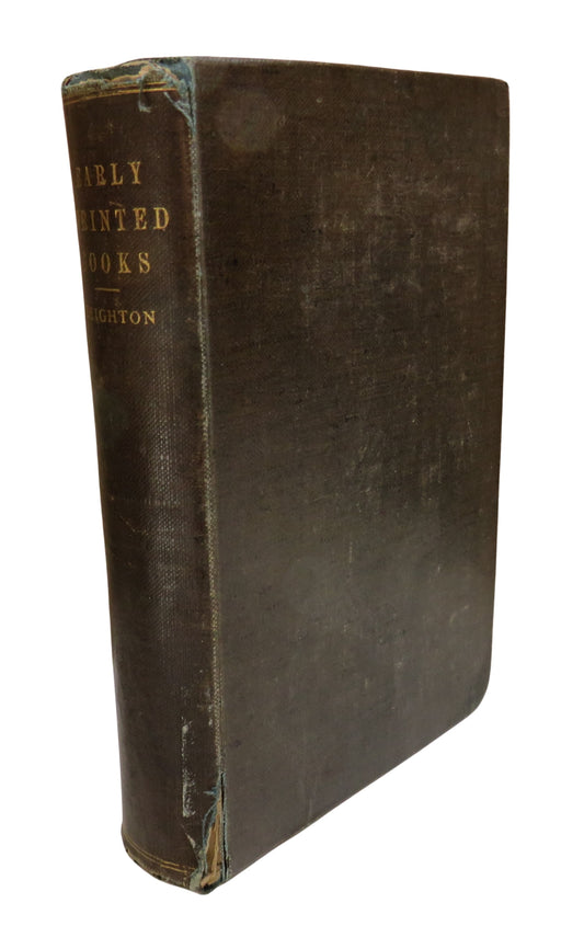Early Printed Books Arranged By Presses Offered For Sale By J. & J. Leighton