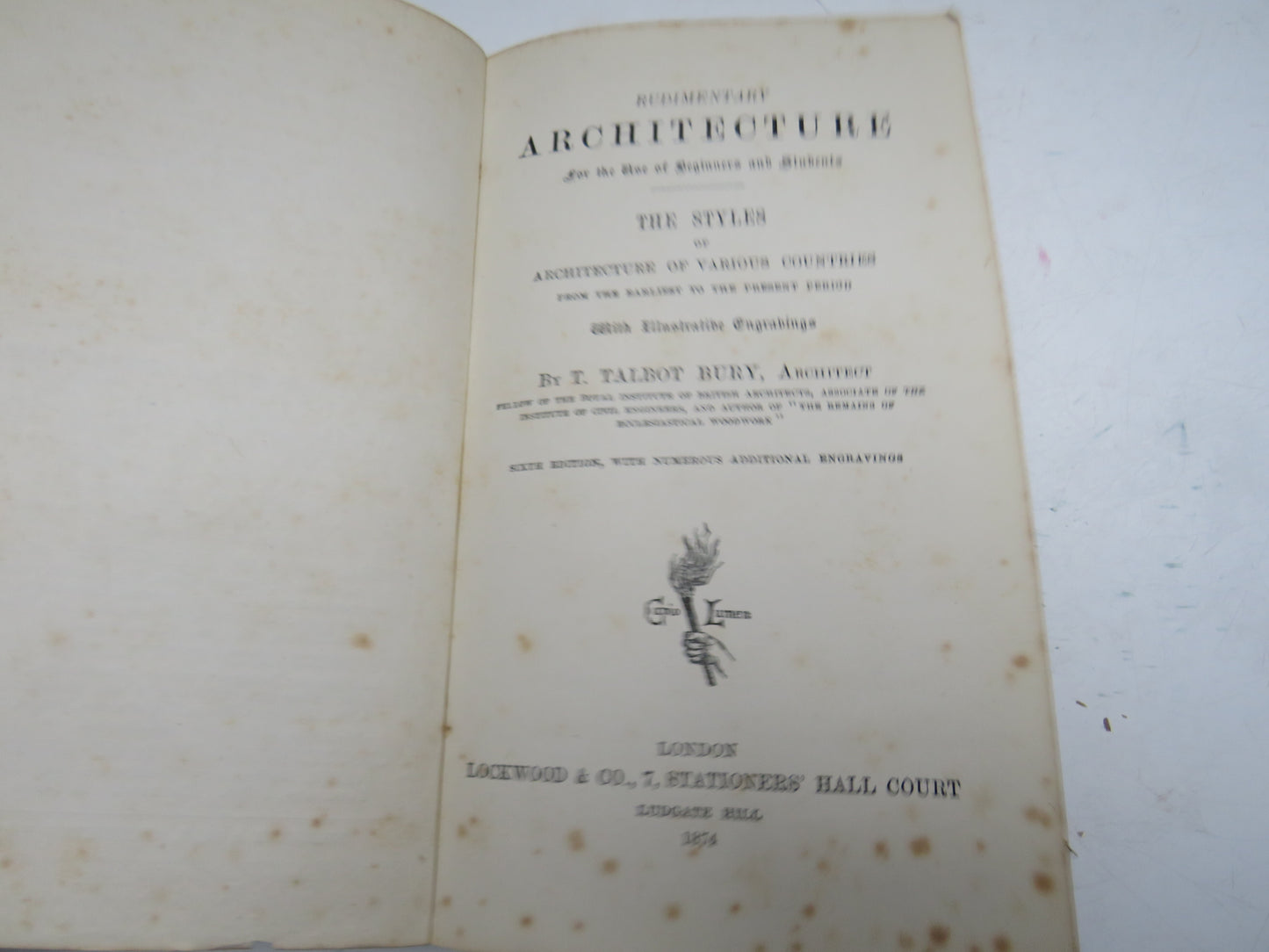 Rudimentary Architecture For The Use of Beginners and Students The Styles of Various Countries By T. book image 5