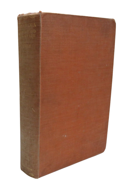 Casanova His Known and Unknown Life By S. Guy Endore 1930 1st Edition book front cover