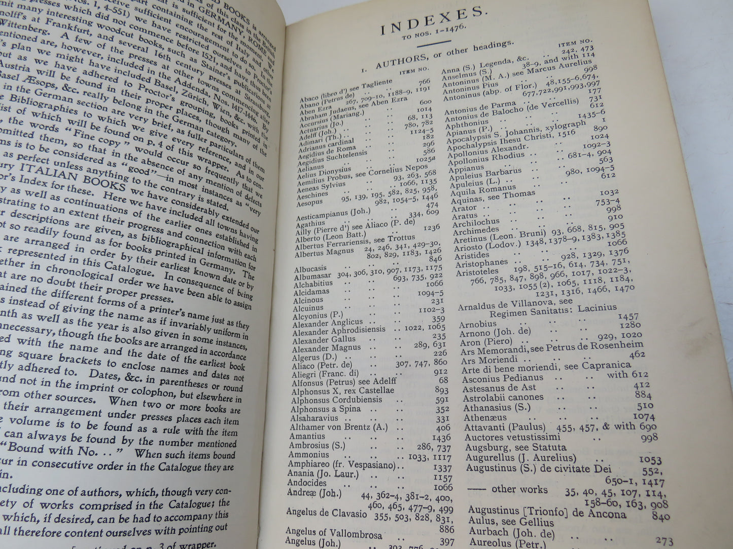 Early Printed Books Arranged By Presses Offered For Sale By J. & J. Leighton