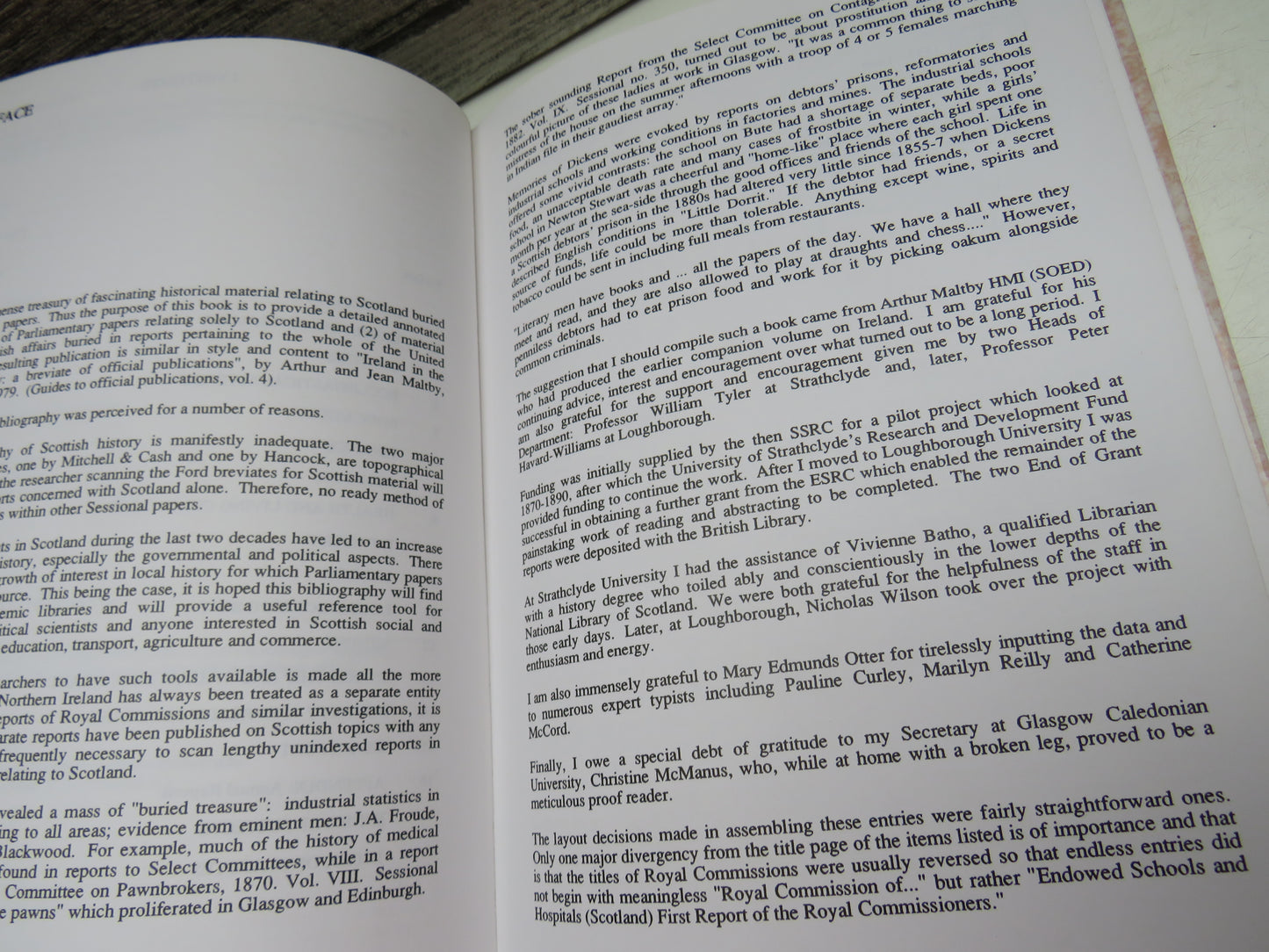 Scotland In The Nineteenth Century An Analytical Bibliography of Material Relating To Scotland In Parliamentary Papers 1800-1900 By J A Haythornthwaite 1993