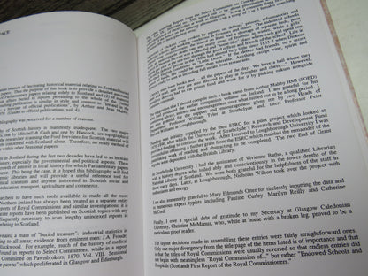 Scotland In The Nineteenth Century An Analytical Bibliography of Material Relating To Scotland In Parliamentary Papers 1800-1900 By J A Haythornthwaite 1993