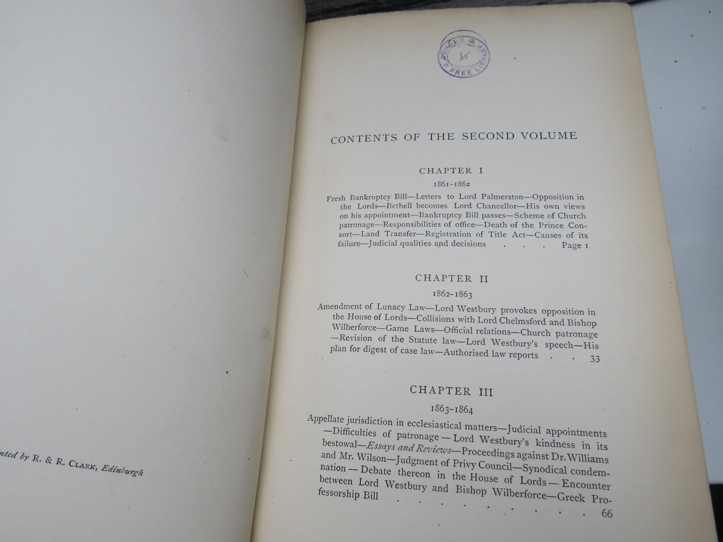The Life of Richard Lord Westbury Formerly Lord Chancellor With Selections From His Correspondence By Thomas Arthur 1888