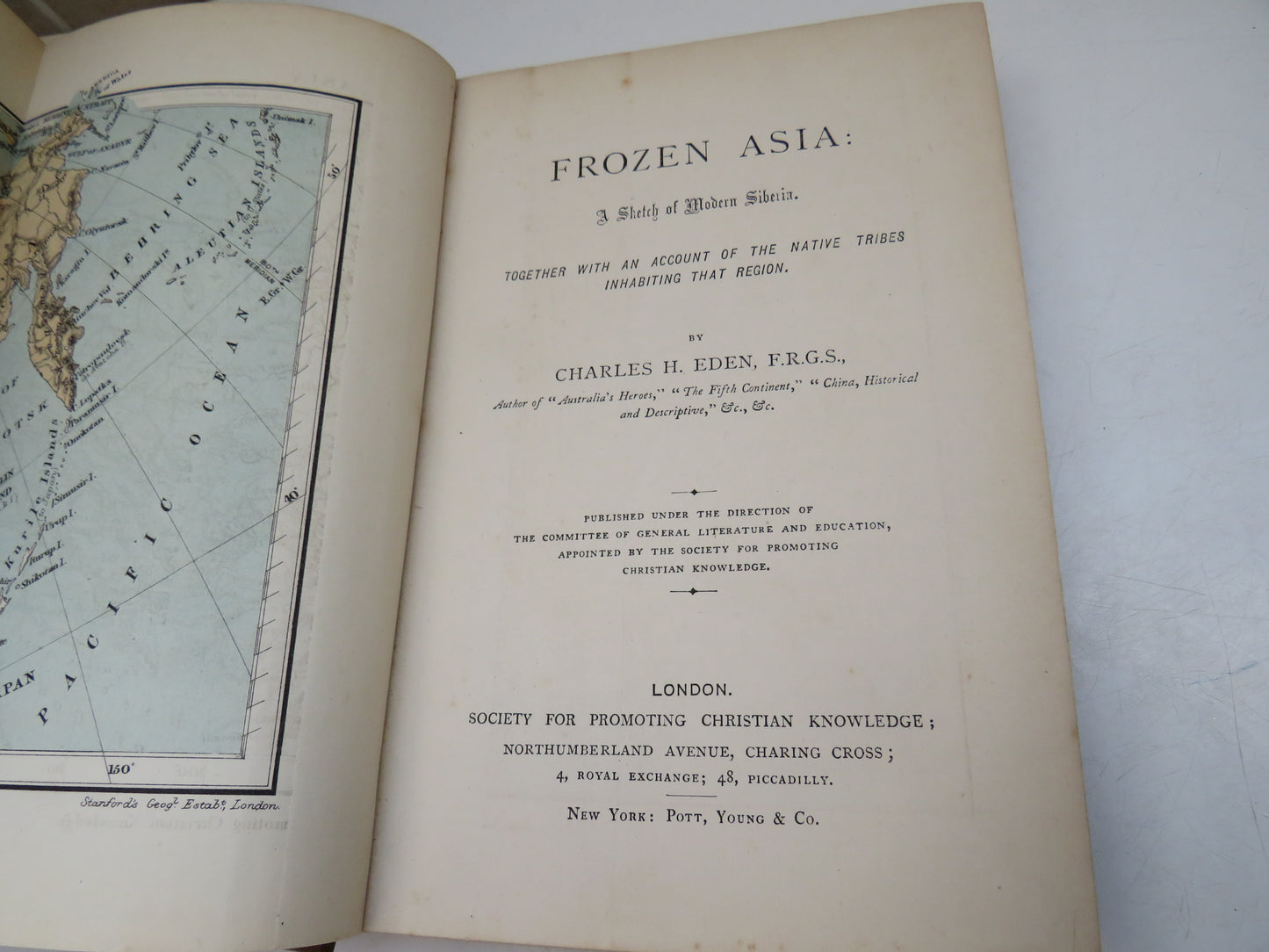 Frozen Asia A Sketch of Modern Siberia Together With An Account Of The Native Tribes Inhabiting That Region By Charles H. Eden 1879