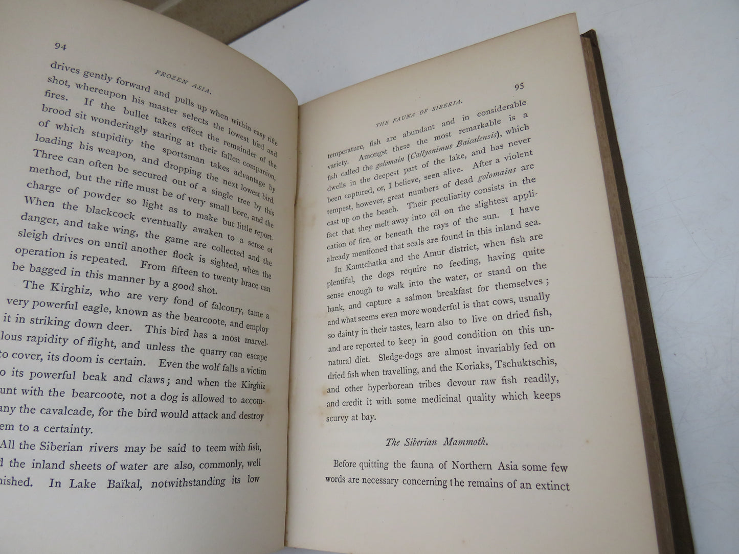 Frozen Asia A Sketch of Modern Siberia Together With An Account Of The Native Tribes Inhabiting That Region By Charles H. Eden 1879