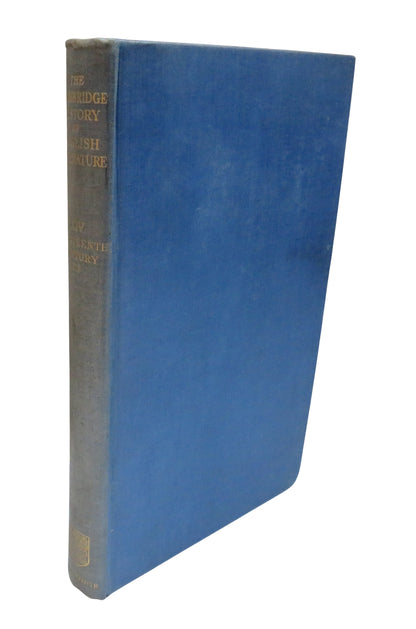 The Cambridge History of English Literature Edited By Sira A. W. Ward and A. R. Waller Volume XIV Th book front cover