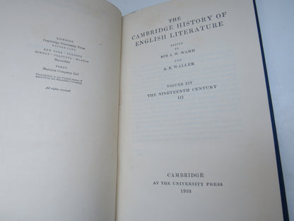 The Cambridge History of English Literature Edited By Sira A. W. Ward and A. R. Waller Volume XIV Th book image 2