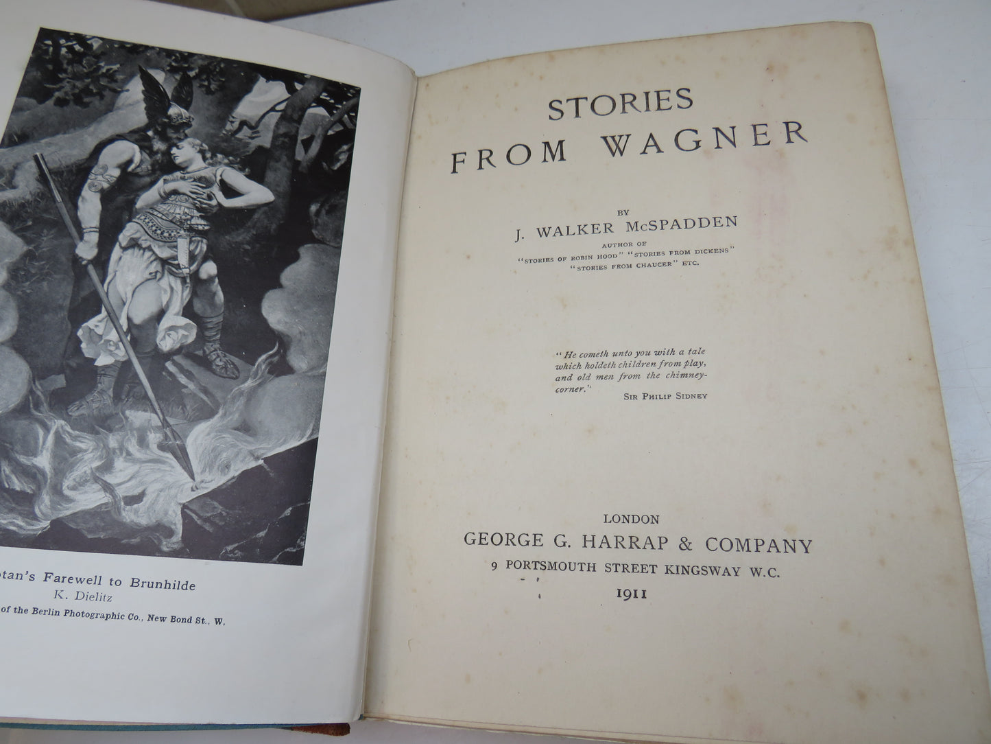 Stories From Wagner By J. Walker McSpadden 1911
