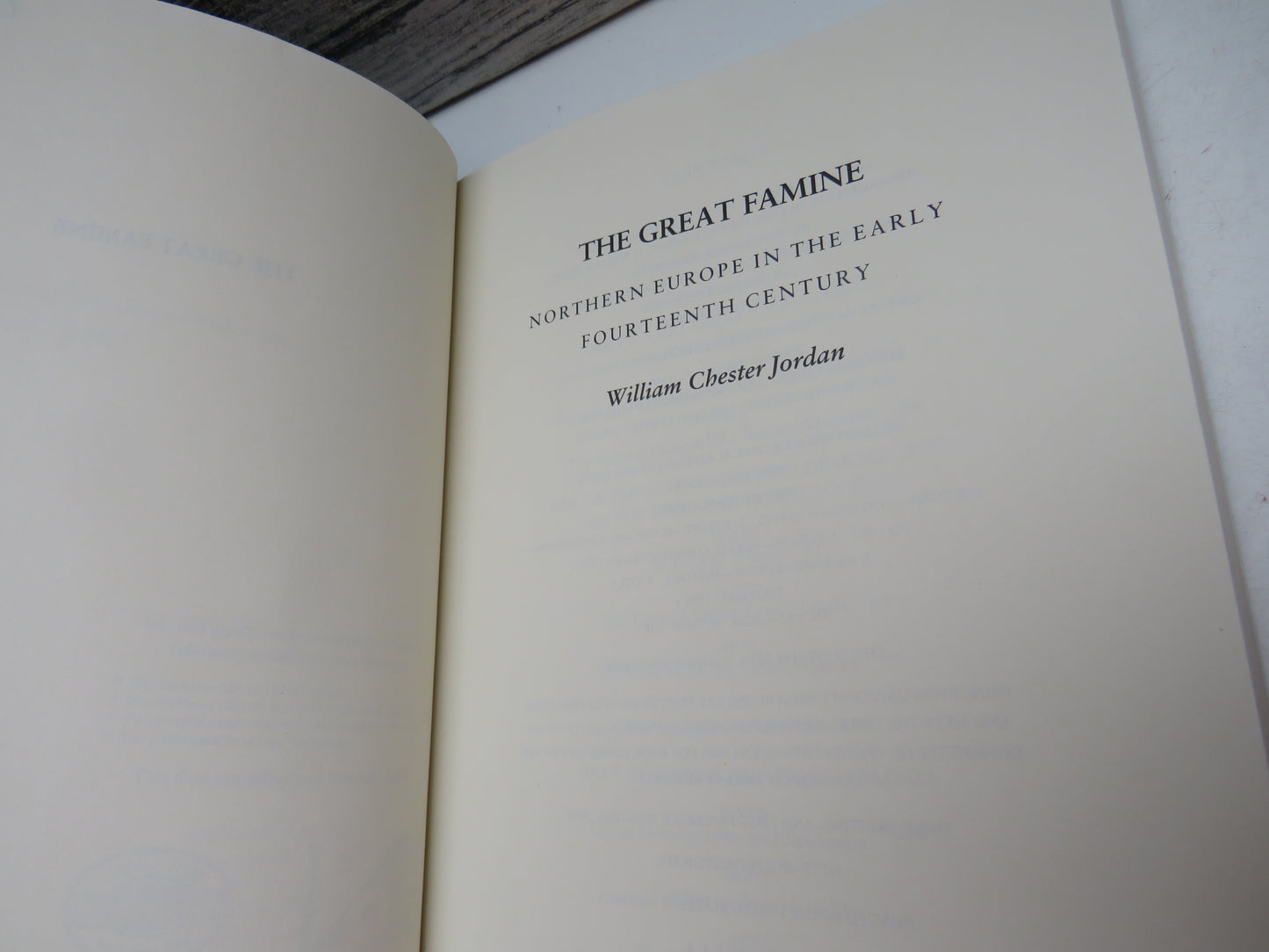 The Great Famine Northern Europe In The Early Fourteenth Century By William Chester Jordan 1998