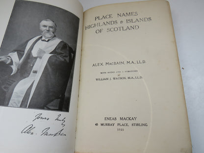 Place Names Highlands & Islands of Scotland By Alex MacBain 1922 book image 4