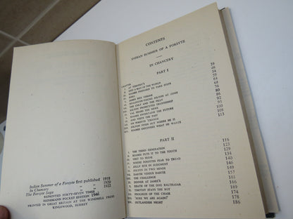The Forsyte Saga Volume II Indian Summer of a Forsyte In Chancery 1946 book image 5