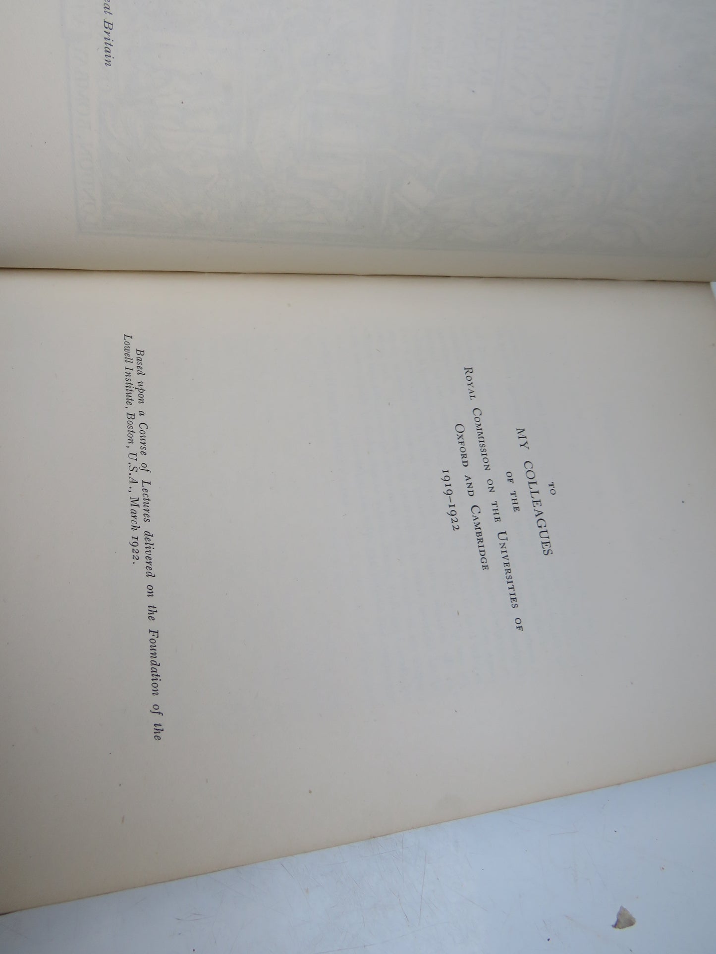 The Older Universities of England Oxford & Cambridge By Albert Mansbridge 1923