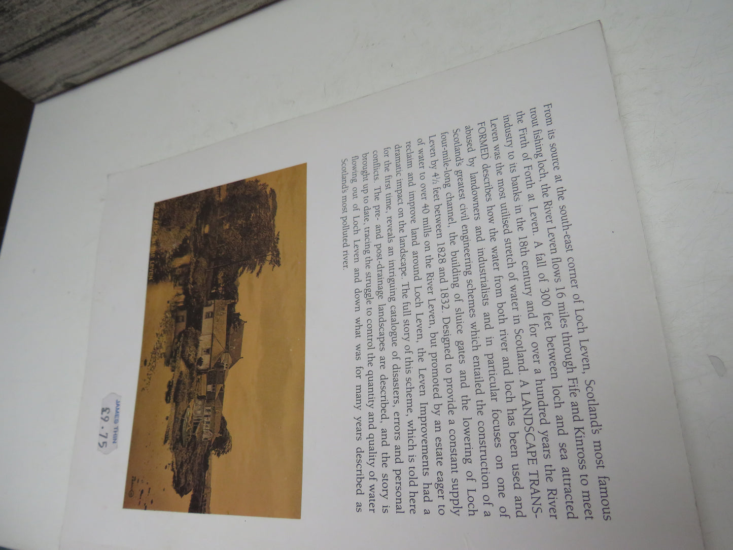 Loch Leven and The River Leven A Landscape Transformed By David Munro 1994