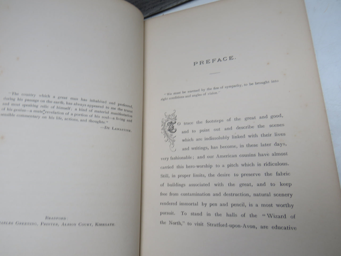 The Literary Shrines of Yorkshire: The Literary Pilgrim In The Dales By J. A. Erskine Stuart 1892