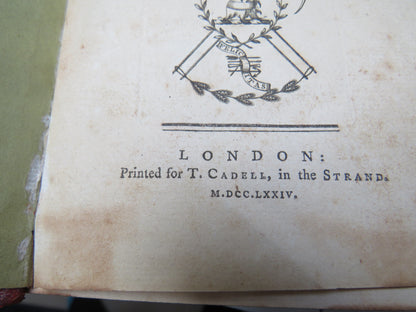 An Essay On Public Happiness Investigating The State of Human Nature Under Each of Its Particular Appearances Through Several Periods of History To The Present Times 1774