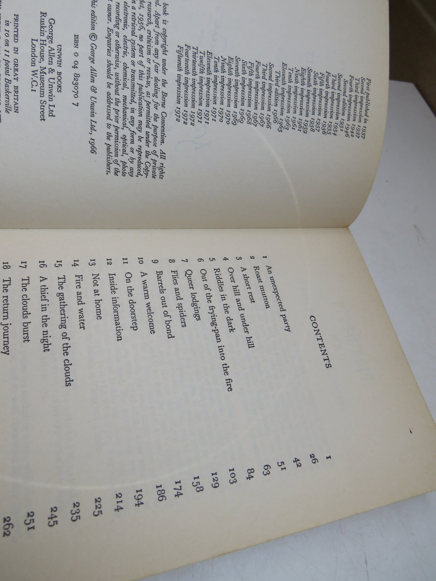 The Hobbit Or There and Back Again By J.R.R. Tolkien 1972