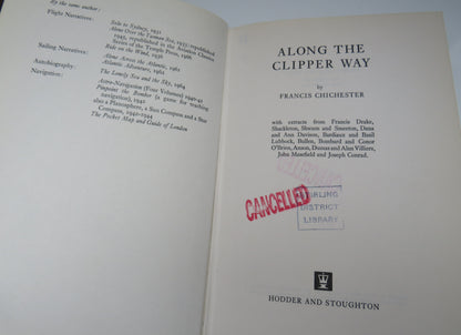 Along the Clipper Way by Francis Chicester, 1967 book image 4