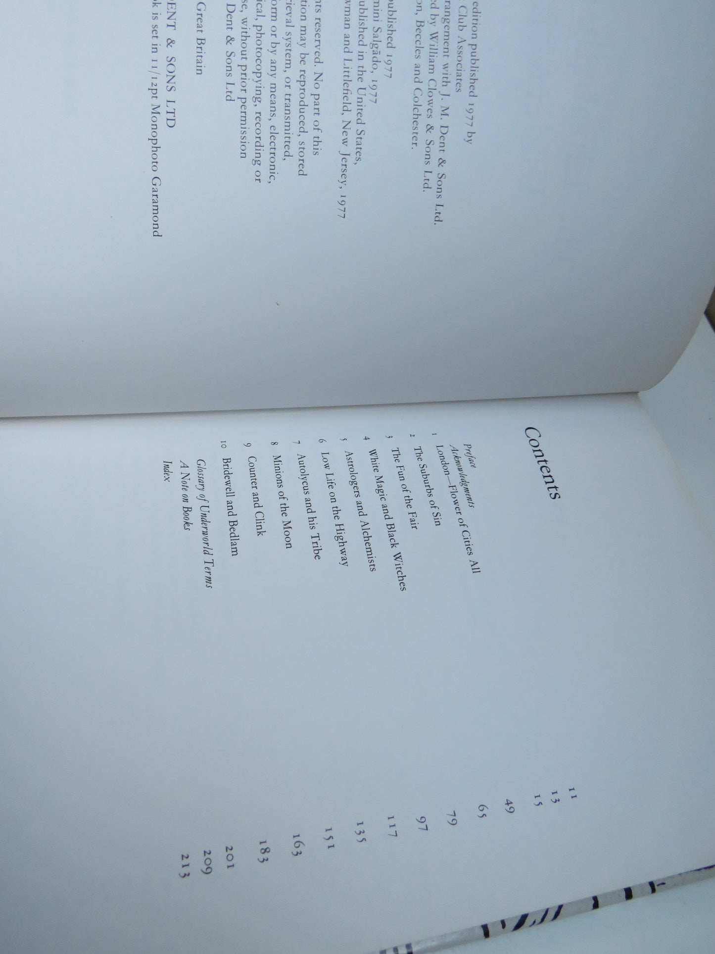 The Elizabethan Underworld By Gamini Salgado 1977 Vintage Book