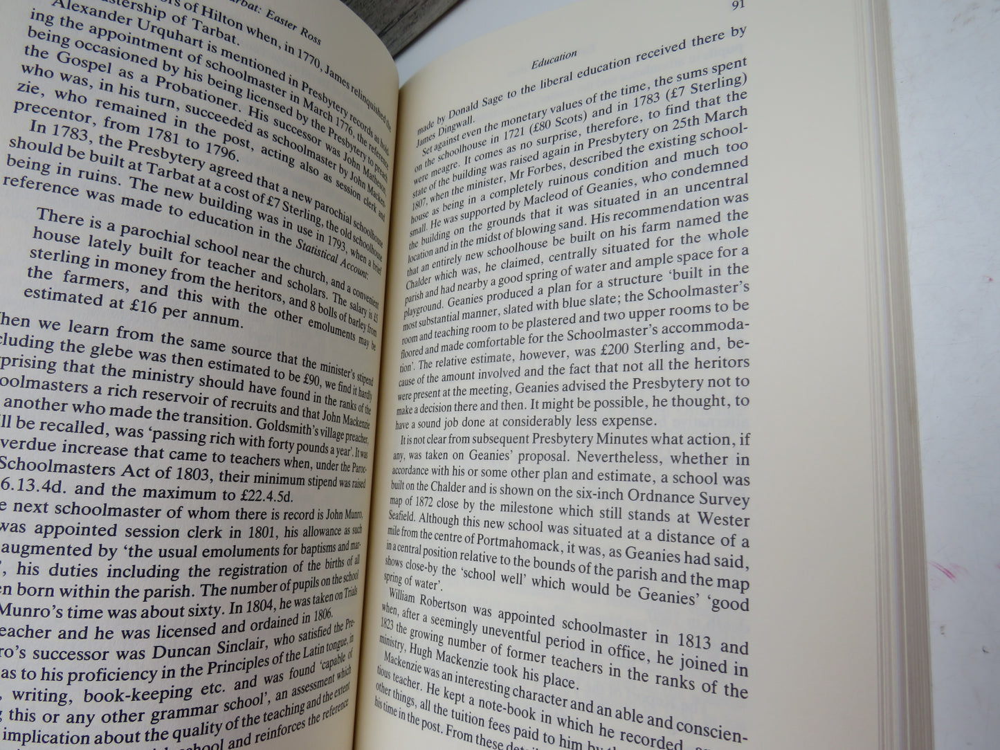 Tarbat: Easter Ross A Historical Sketch By Alexander Fraser and Finlay Munro 1988
