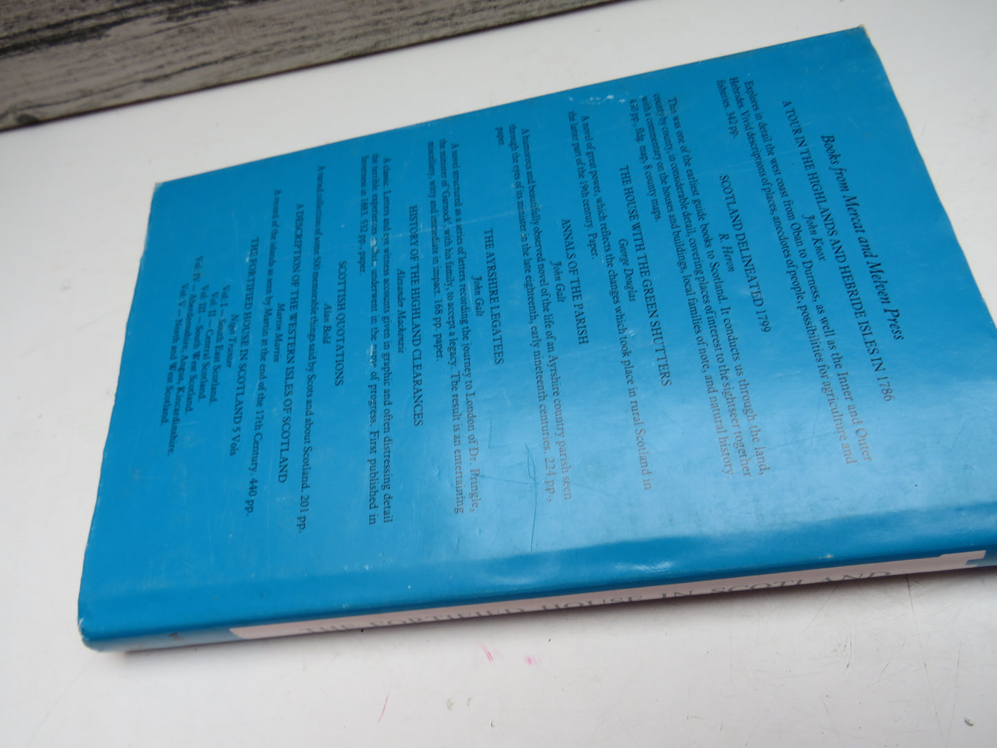 The Fortified House In Scotland By Nigel Tranter Author Signed Volume Five North and West Scotland 1986