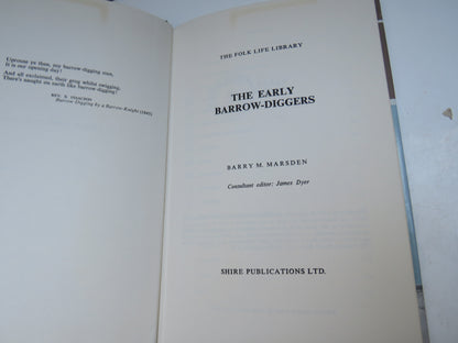The Early Barrow-Diggers By Barry M. Marsden 1974 Vintage Book book image 3