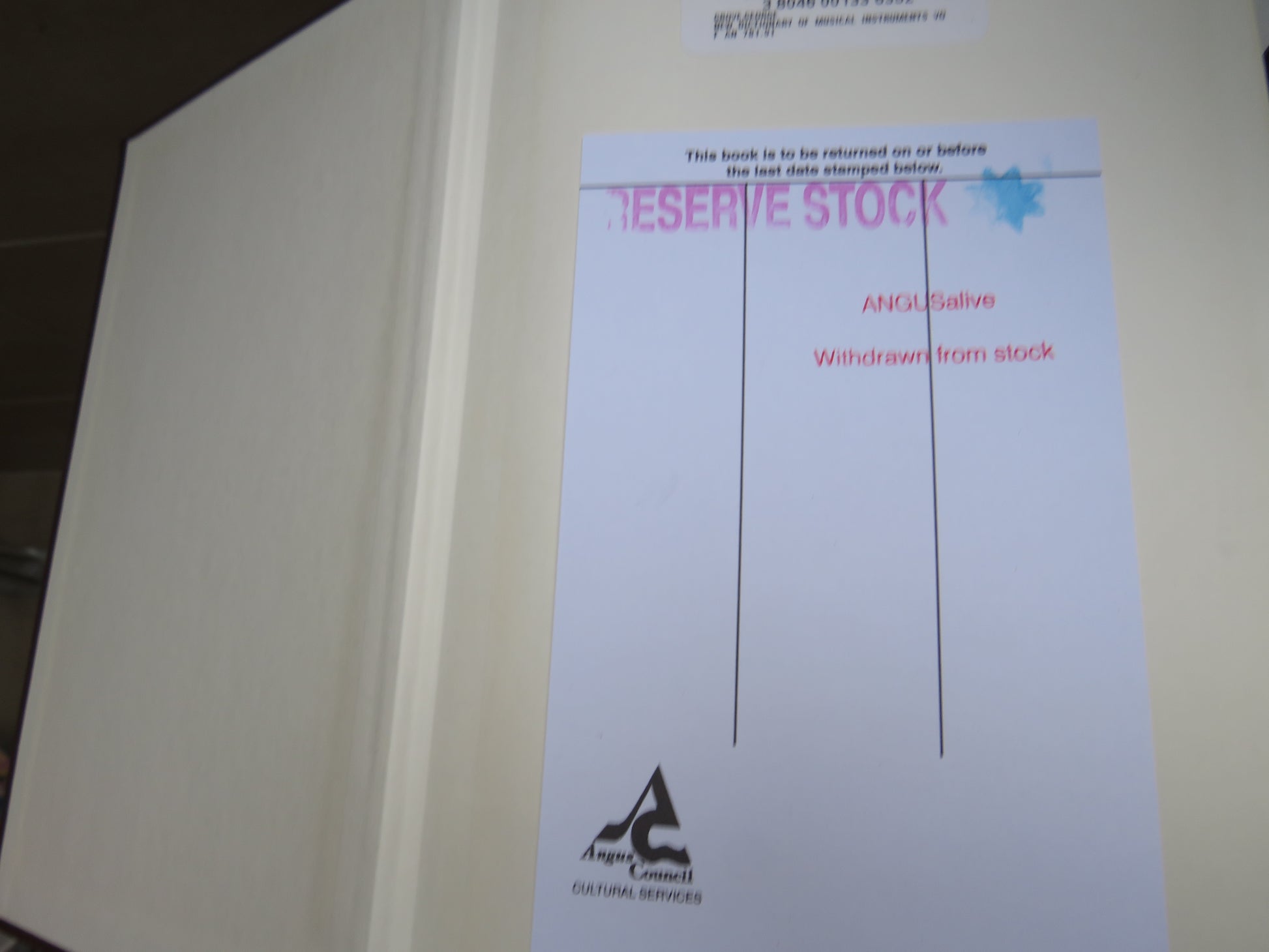 The New Grove Dictionary of Musical Instruments Volume 1 - 3 1987 book image 3