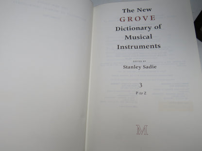 The New Grove Dictionary of Musical Instruments Volume 1 - 3 1987 book image 4