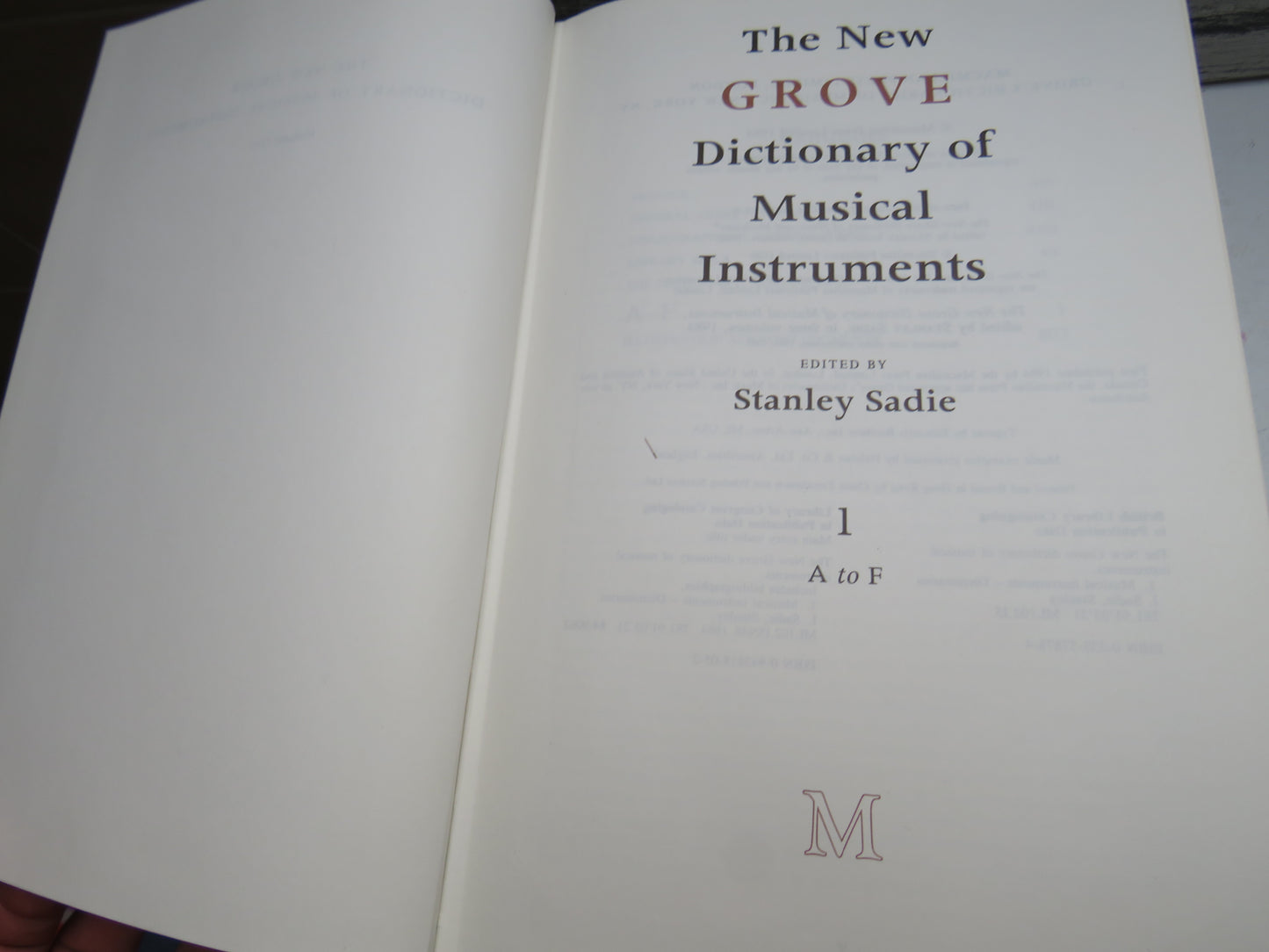 The New Grove Dictionary of Musical Instruments Volume 1 - 3 1987 book image 8