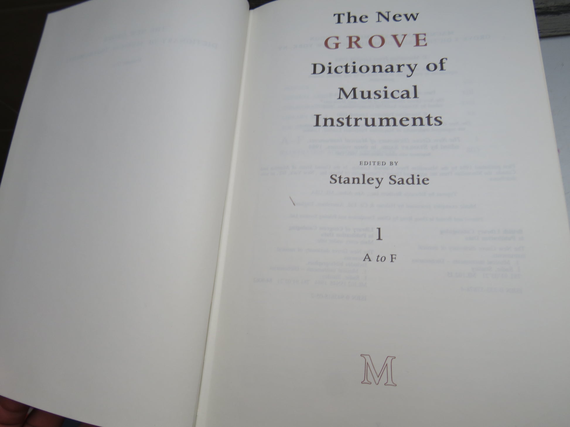 The New Grove Dictionary of Musical Instruments Volume 1 - 3 1987 book image 8