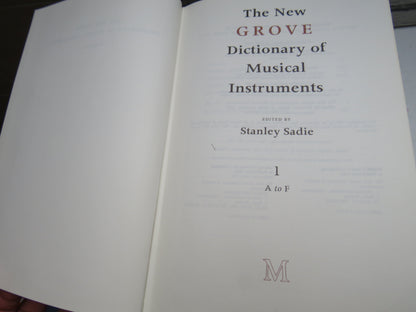 The New Grove Dictionary of Musical Instruments Volume 1 - 3 1987 book image 8