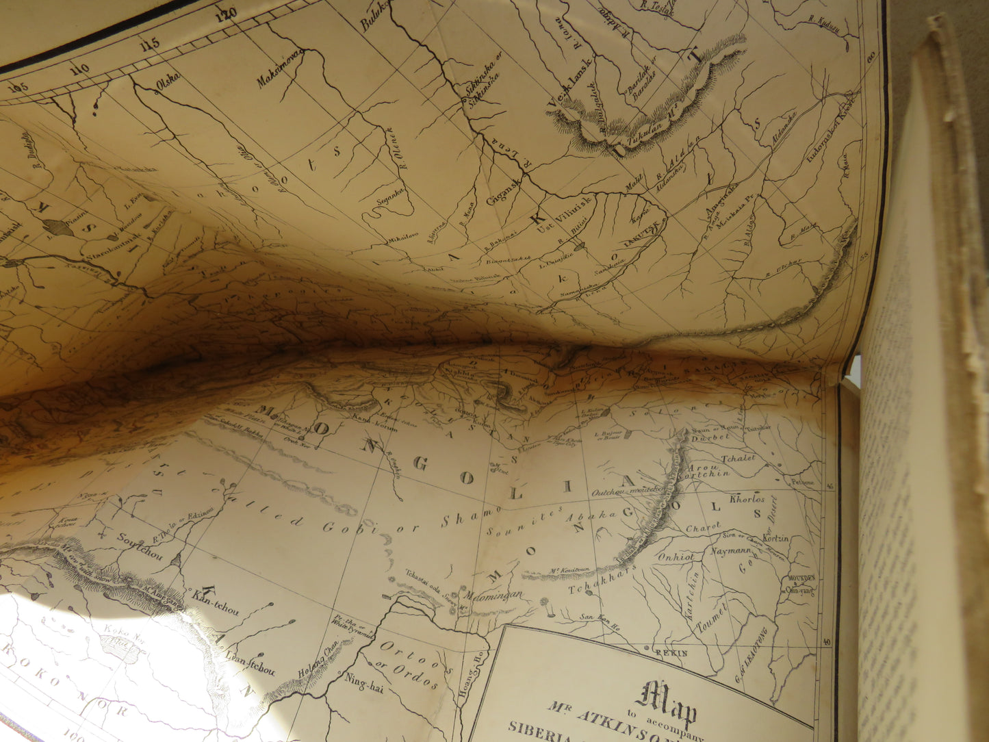 Oriental and Western Siberia: A Narrrative of Seven Years' Explorations and Adventures In Siberia, Mongolia, The Kirghis Steppes, Chinese Tartary, and Part of Central Asia By Thomas Witlam Atkinson 1858