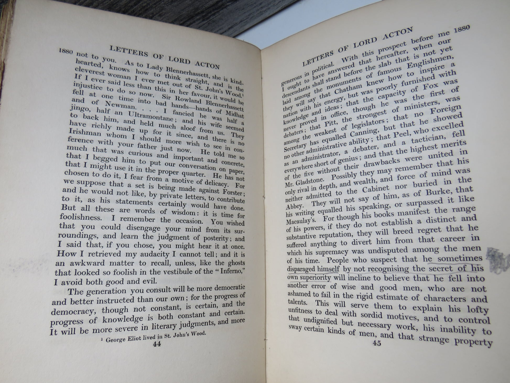 Letters Of Lord Acton To Mary, Daughter of the Right Honourable W.E. Gladstone By Herbert Paul 1904 book image 8