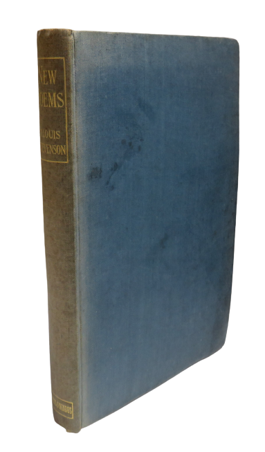 New Poems and Variant Readings by Robert Louis Stevenson, 1918 book front cover