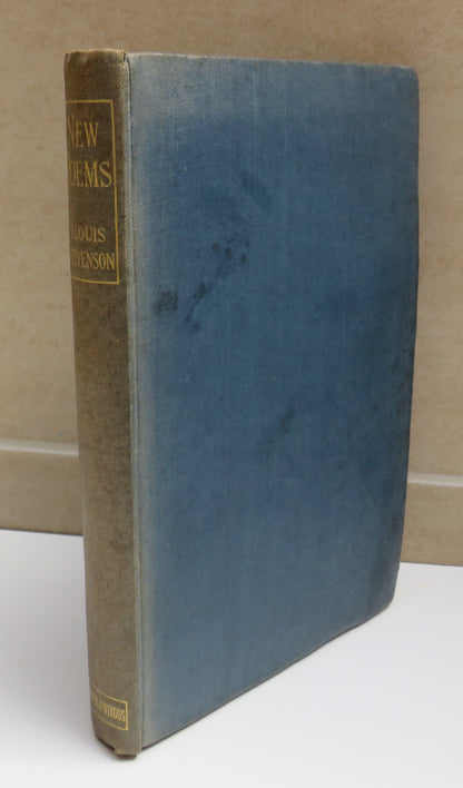 New Poems and Variant Readings by Robert Louis Stevenson, 1918 book image 2