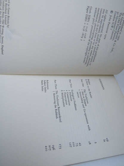 Man's Responsibility For Nature Ecological Problems and Western Traditions By John Passmore 1974 book image 3