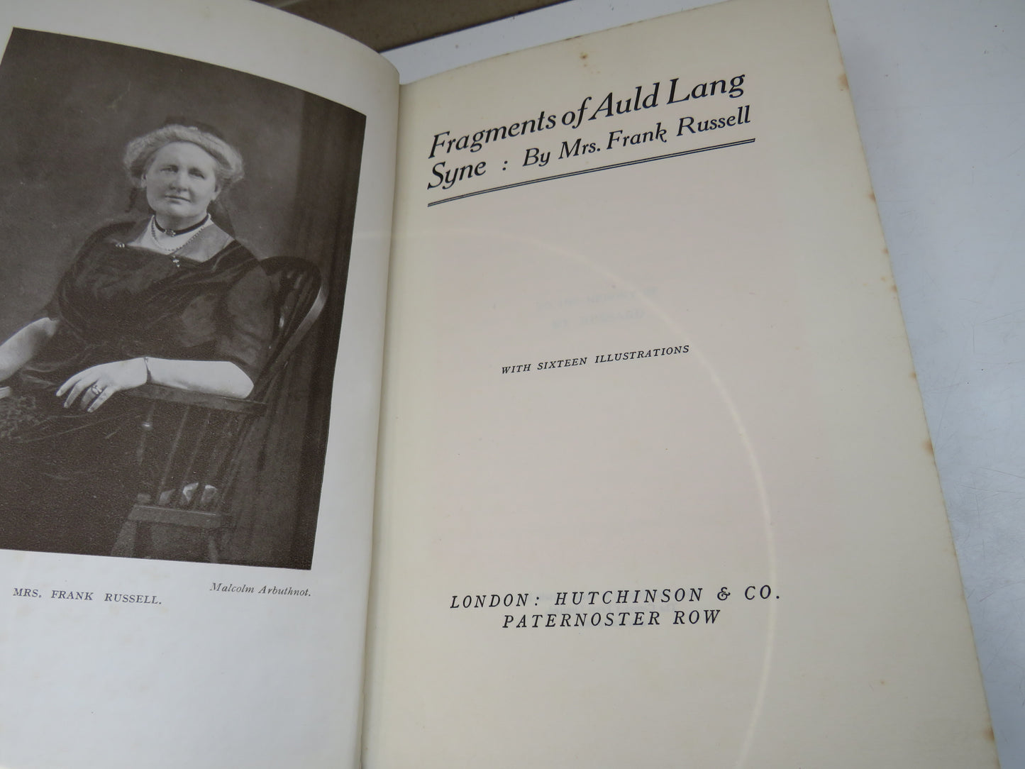 Fragments of Auld Lang Syne By Mrs. Frank Russell