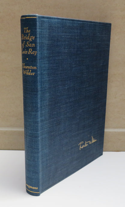 The Bridge of San Luis Rey by Thornton Wilder, 1928 book image 2