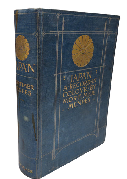 Japan A Record In Colour By Mortimer Menpes Transcribed By Dorothy Menpes 1903 book front cover