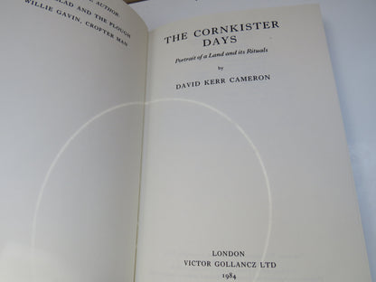 The Cornkister Days Portrait Of A Land and Its Rituals By David Kerr Cameron 1984 book image 3