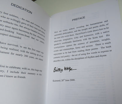 A Puckle Poems by Davie Kerr, 2000 book image 4