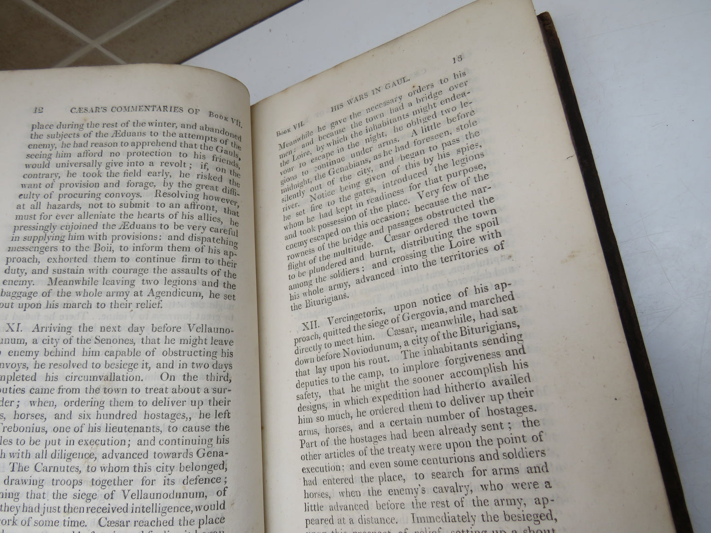The Commentaries Of Caesar Translated Into English By William Duncan 1806 Volume II